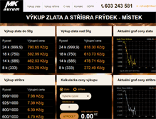 Tablet Screenshot of mkaurum.com